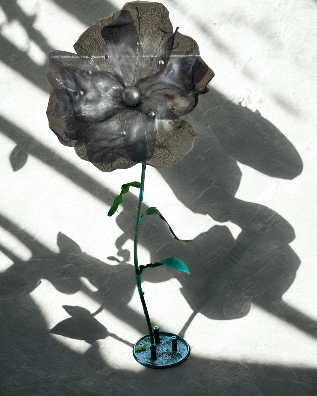 Flori Gigant din Organza pentru decor evenimente, nuntă, vitrine