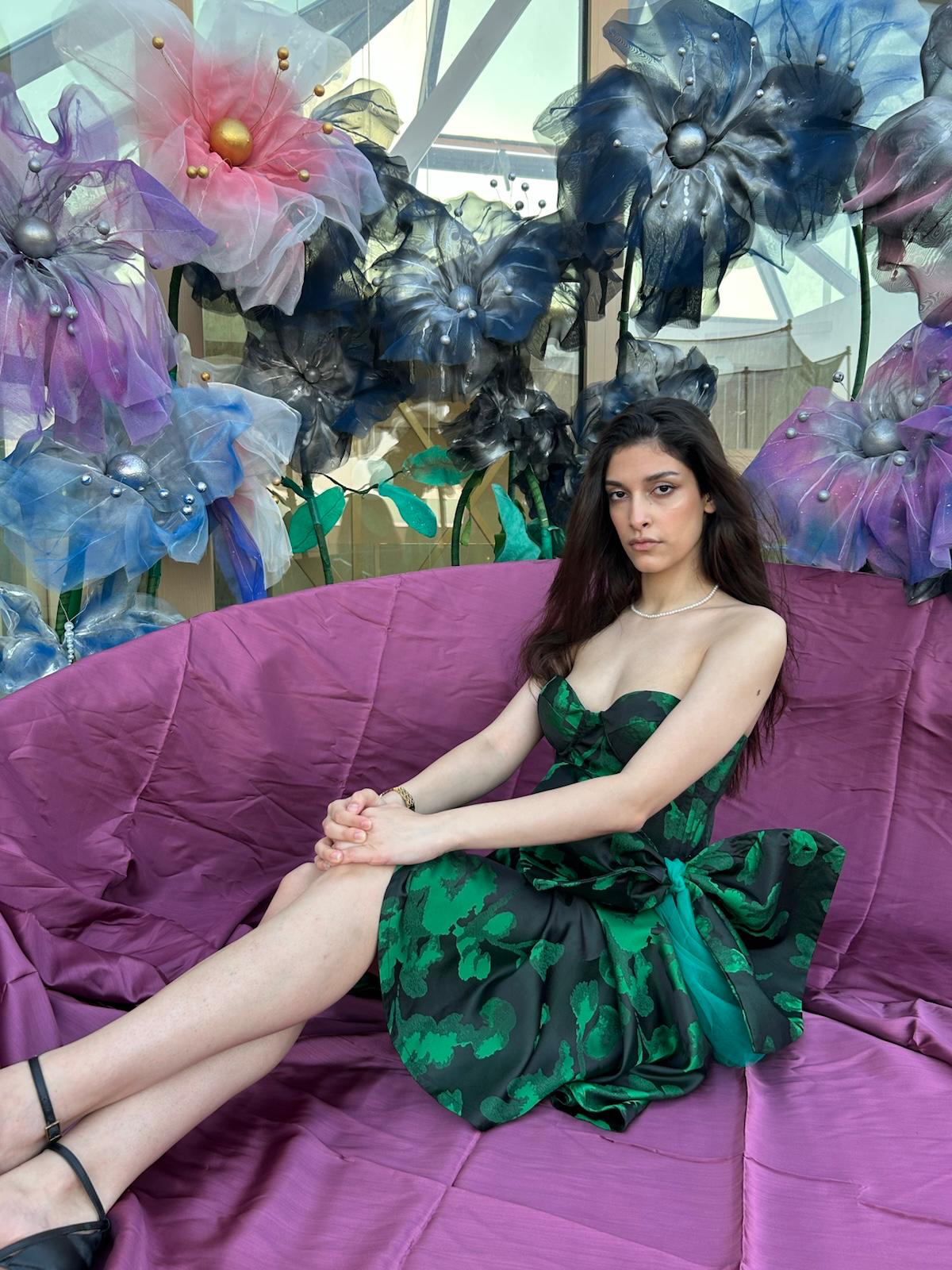 Rochie  Emerald Bloom - Byandi Trend Summer Grace Collection 2025